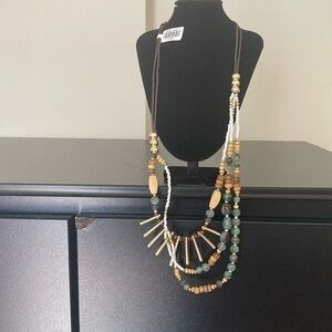 Macy's Earthy Tones Beaded Necklace